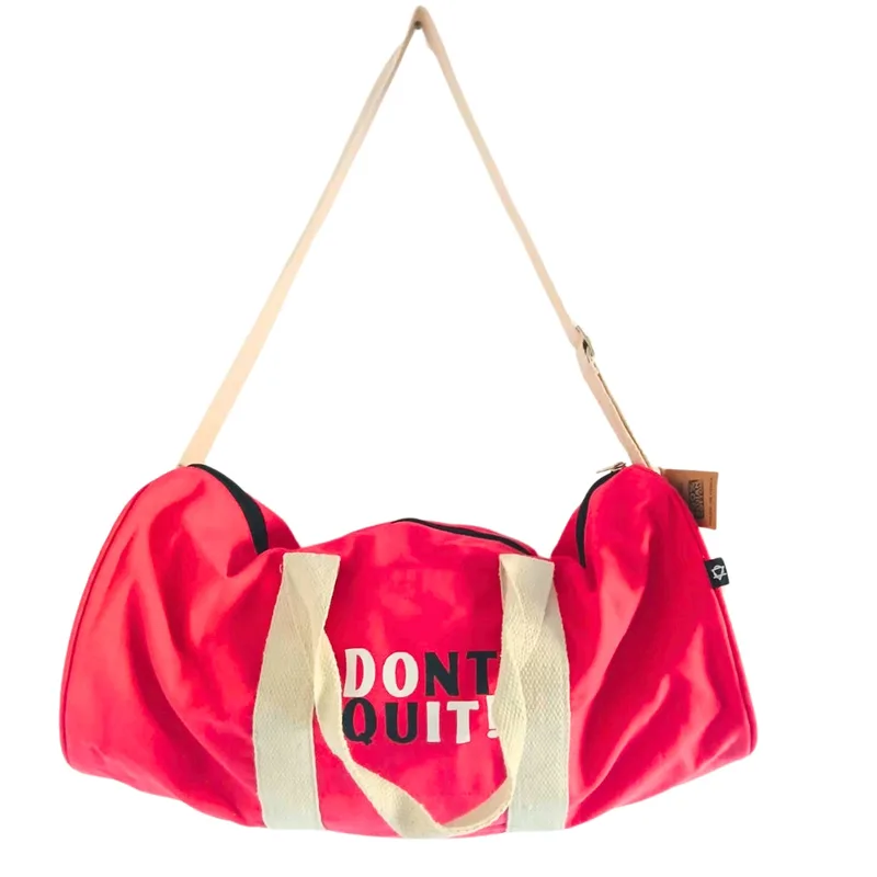 Don't Quit Gym Bag Cherry Pink