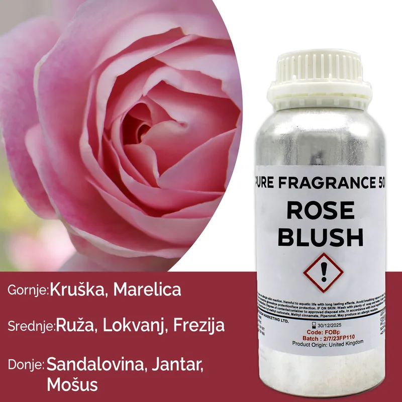 Rosa Blush Puro Profumo Olio 500ml — foto 2