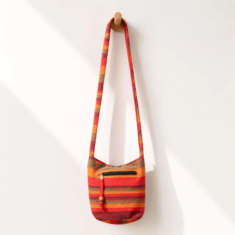 Nepal Sling Bag - Sunrise Arancia — foto 2