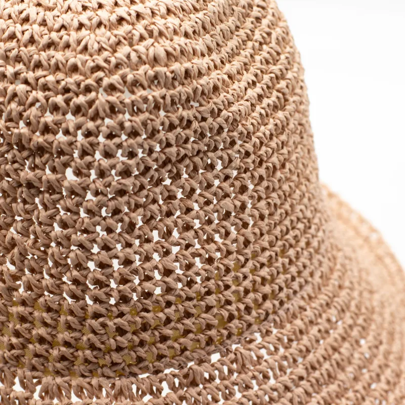Nomad Sari Floppy Straw Sun Hat - Rosa Blush — foto 3
