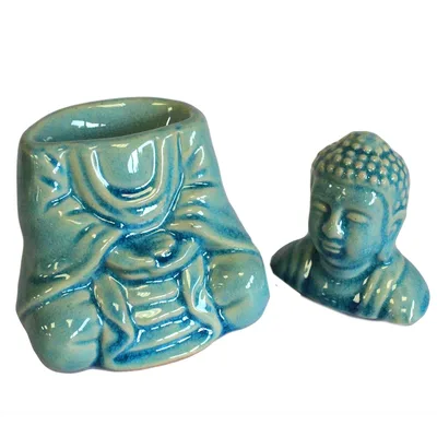 Sitting Buddha Olio Bruciatore - Blu — foto 5