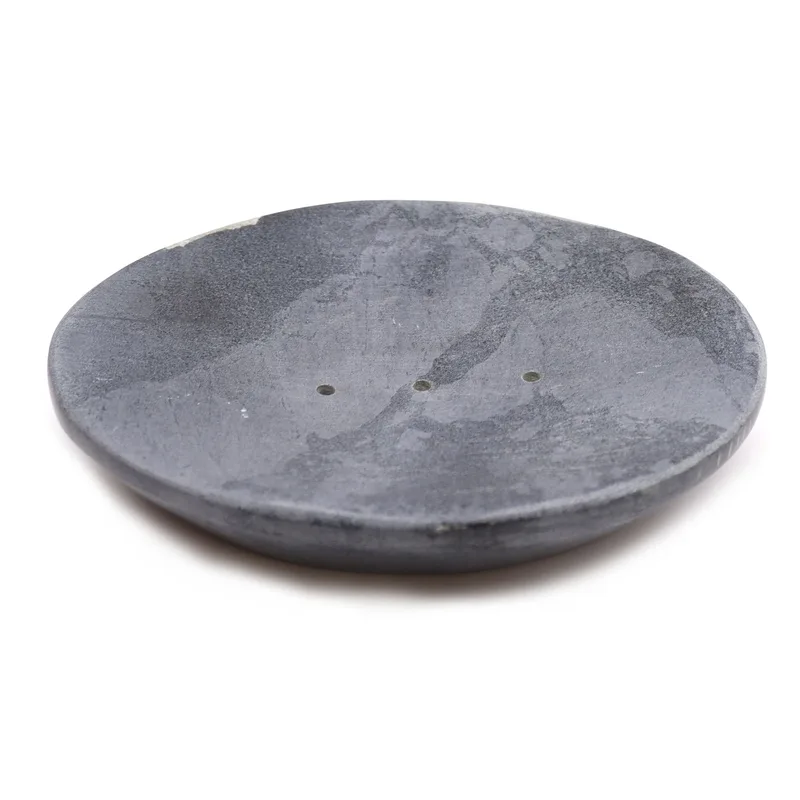 Grey Soapstone Sapone Dish 10x12cm- Classic Oval — foto 1