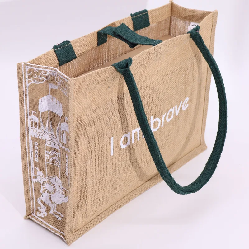 Hop Hare Jute Big Bag - I am Brave — foto 6
