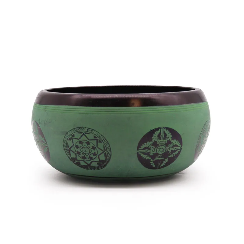 Earth Powder Singing Bowl - Mandala Buddha - 16cm — foto 1