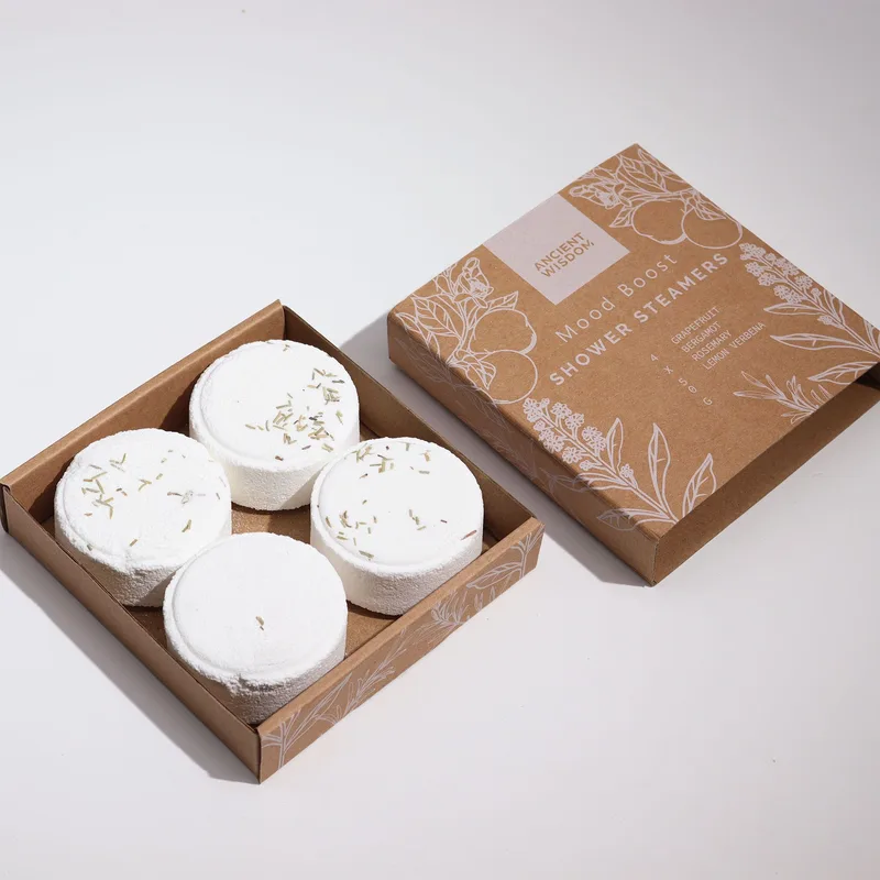 Zen Shower Steamers - Therapy Wellness Quartet - Mood Boost Bianco — foto 4