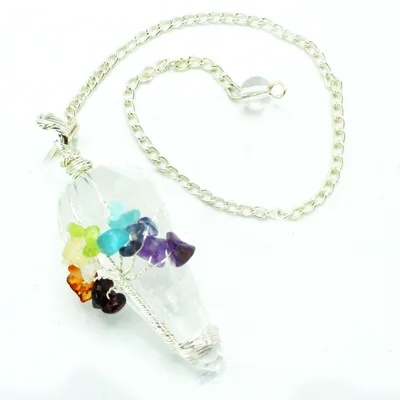 Magic Pendulum - Seven Chakra - Rock Quartz — foto 2