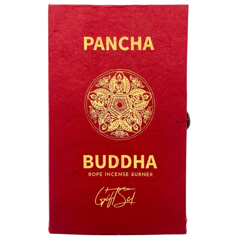 Rope Incenso and Argento Plated Porta Set Pancha Buddha — foto 4