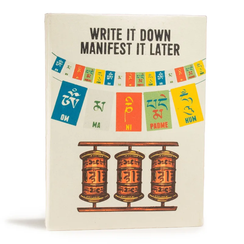 Lrg Lokta Inspiration Notebook (21x15cm) - 45 leafs - Write it Down - inc bookmark — foto 4