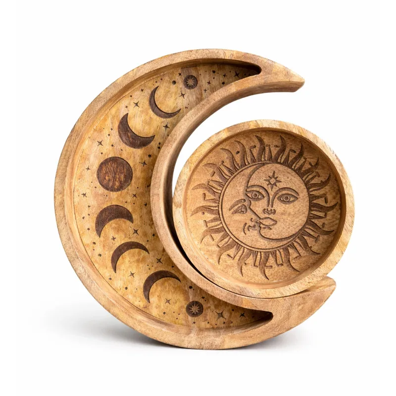 Moon Shaped Round Tray S/2 — foto 4