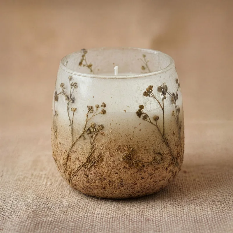 Medium Glass Jar Candele Wildlight Woods — foto 1