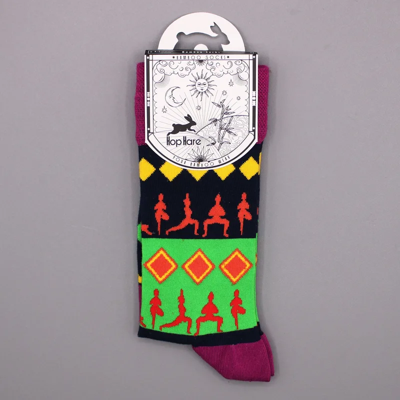Hop Hare Bamboo Socks (36-40) - Yoga Poses — foto 5