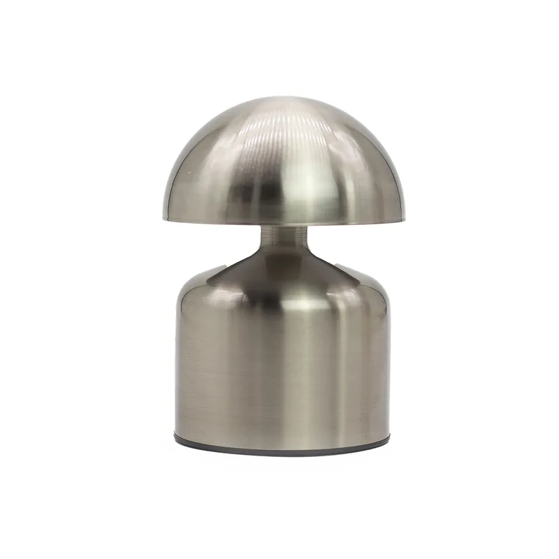 Touch Lamp - Dome Mushroom Argento - USB (C) - Rechargable (400 Watt) — foto 1