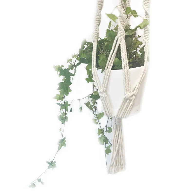 Macrame Pot Porta Large Pot Porta Extra Long — foto 6