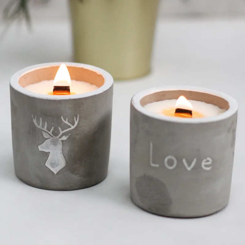 Med Concrete Soy Candela - Stag Head - Whiskey & Woodsmoke — foto 1