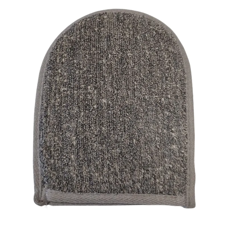 Bamboo & Linen Bagno Mitt - Charcoal — foto 1