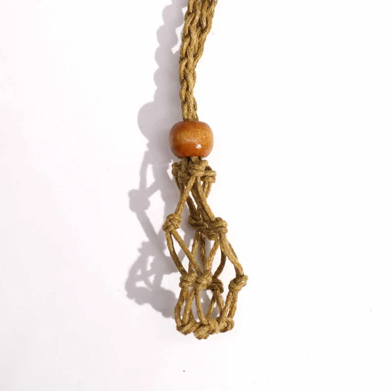 Crystal Gemstone Necklace Cord 45cm/18inch - Sand — foto 2