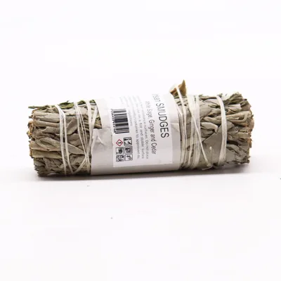 Bastoncini per Bruciare Erbe – Salvia Bianca, Zenzero e Ciano
