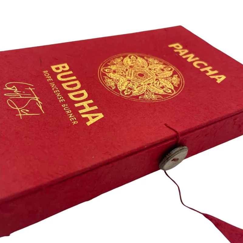 Rope Incenso and Argento Plated Porta Set Pancha Buddha — foto 1