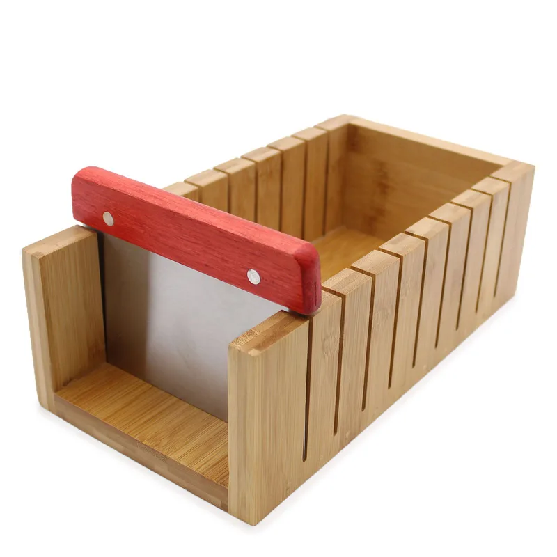 Wooden Sapone Loaf Cutter Set Wavy and Straight Cutter — foto 3