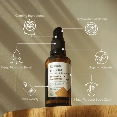 Organic Corpo Olio 50ml - Sandalwood & Myrrh — foto 2