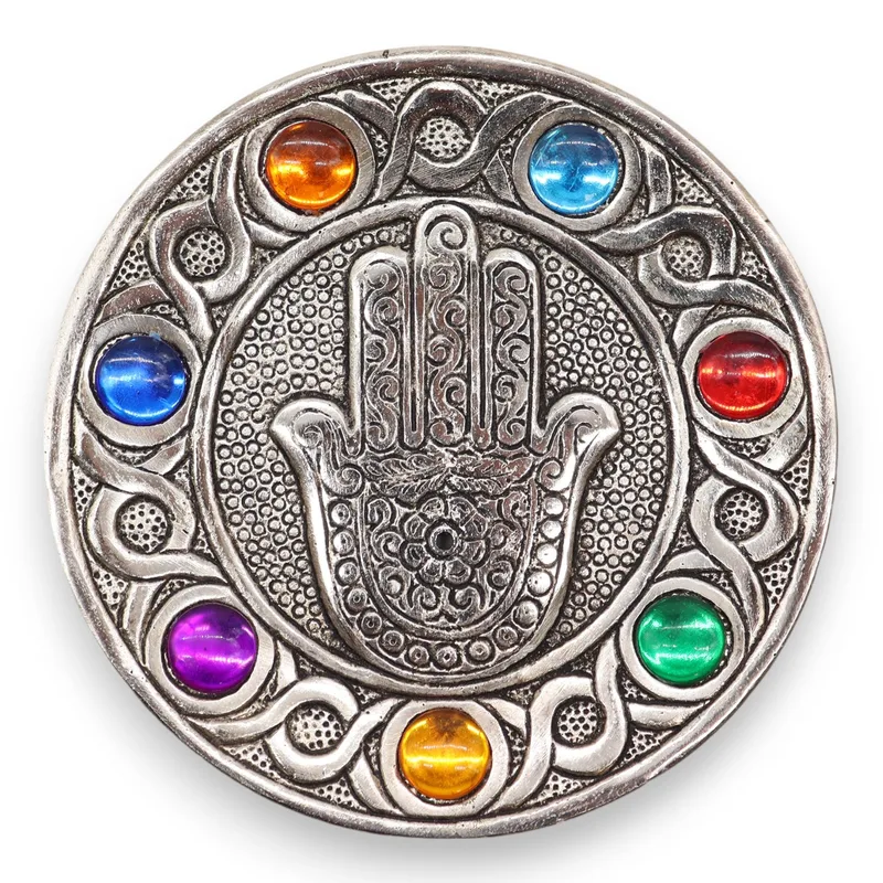Seven Chakra Hamsa Incenso Porta 11.5cm — foto 3
