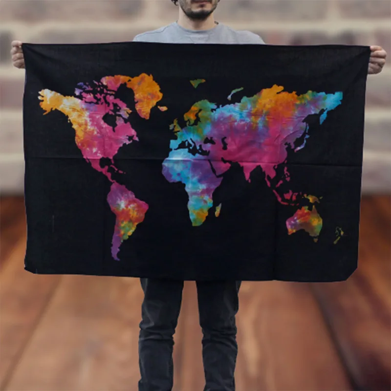 Arte per Pareti in Cotone - Mondo