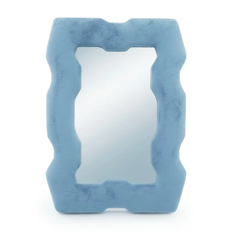 Soft Squiggly Mirror – Chunky Frame – Royal Blu — foto 3