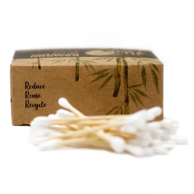 Scatola of 200 Bamboo Cotton Buds — foto 1