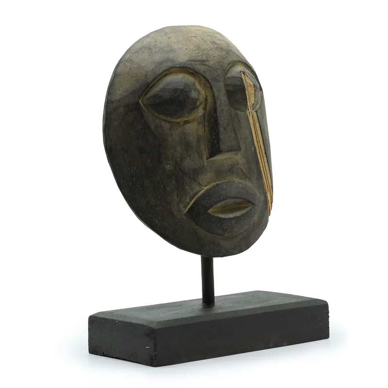 Timor Tribal Decorative Mask Antique 27x20cm — foto 4