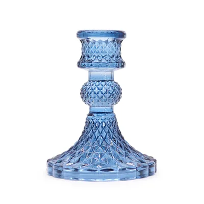 Set of 2 Vintage Dinner Candela Porta Royal Blu