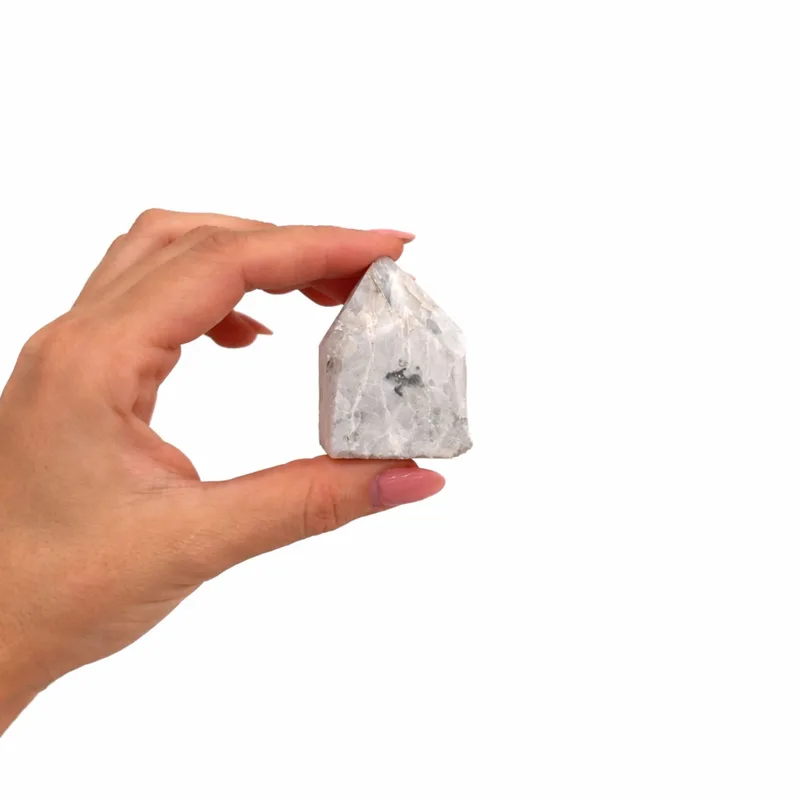Gemstone Top Polished Points Rainbow Moonstone — foto 1