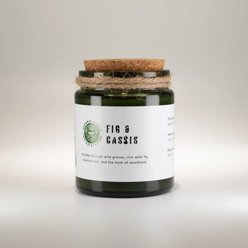 Greenman Woodwick Soy Candela Crushed Fig & Cassis — foto 1
