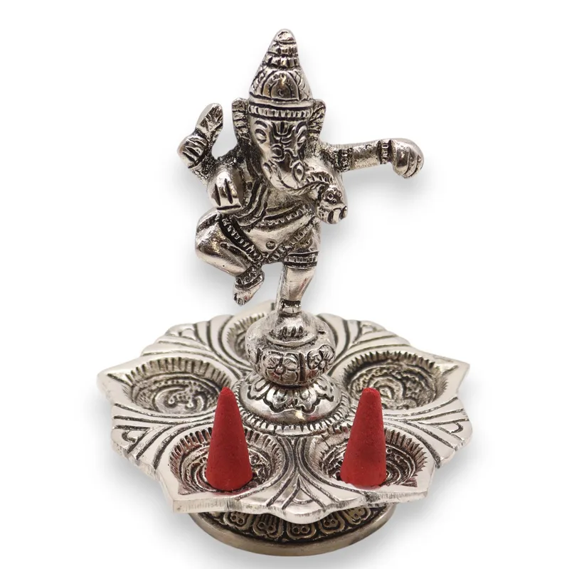 Dancing Ganesha Incenso Porta 14x10cm — foto 2