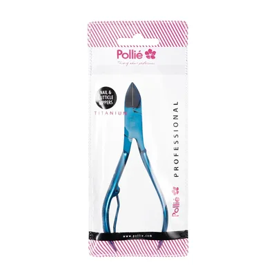 Eurostil Titanio Corta-Uñas Azul 11cm 1un (mantieni i marchi, le sigle, i numeri e le ml/gr invariati)