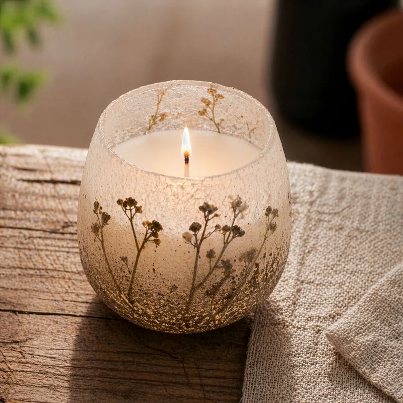 Medium Glass Jar Candele Wildlight Woods — foto 4