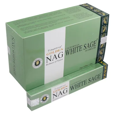15g Golden Nag - Bianco Sage Incenso