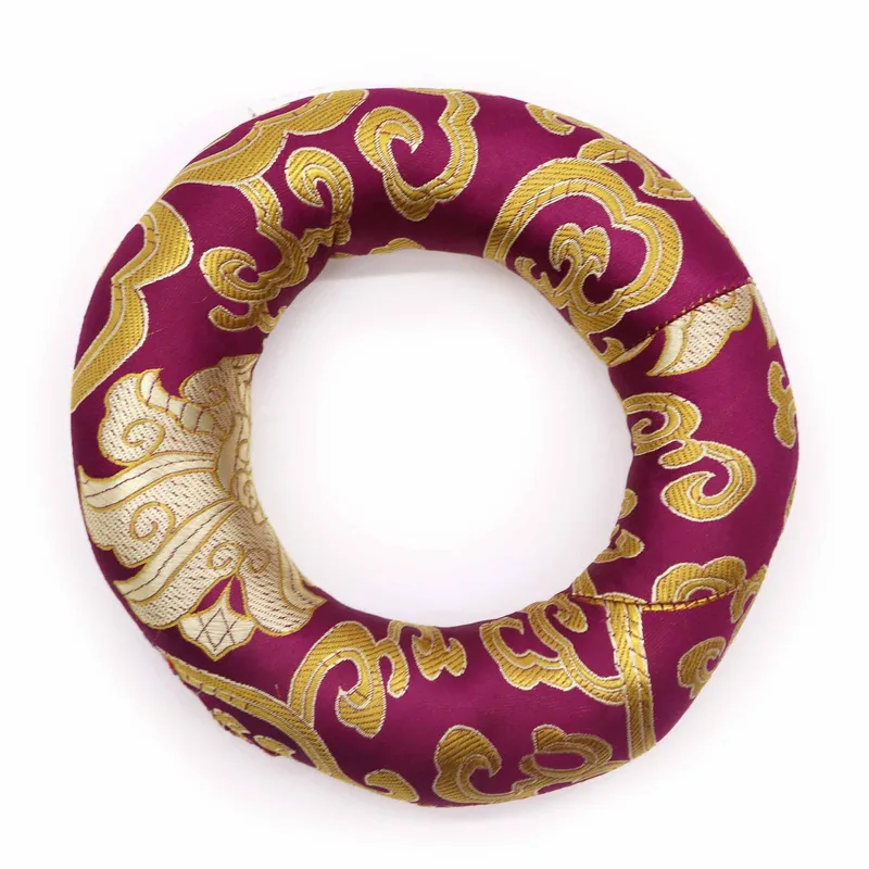Cuscino a Cerchio 14cm (per Campanelli Tibetani da 16-18cm) Colore Casuale