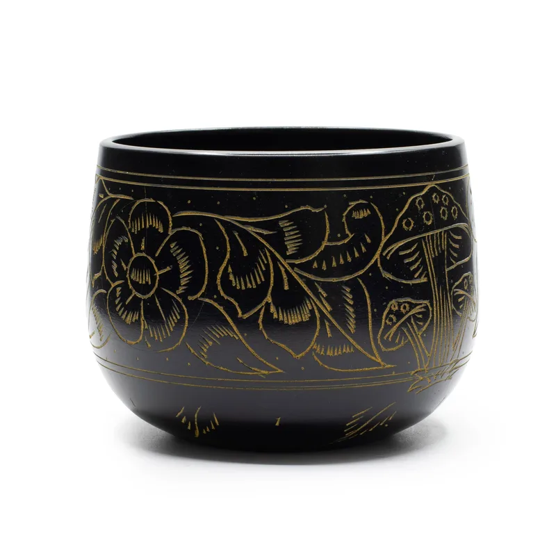 Cauldron Singing Bowl Magic Mushroom Yellow — foto 3