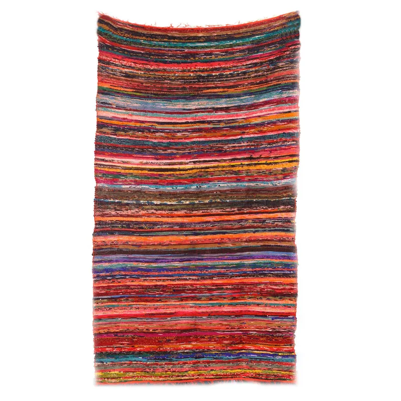 152 x 90cm Luxury Rag Rug Arancia — foto 3