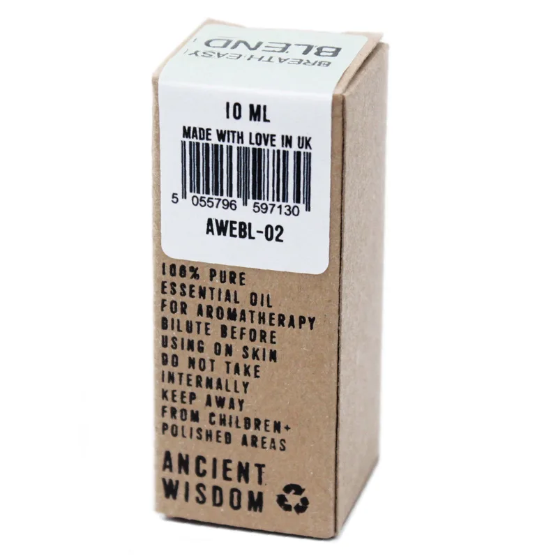 Breath Easy Essenziale Olio Blend - Boxed - 10ml — foto 2