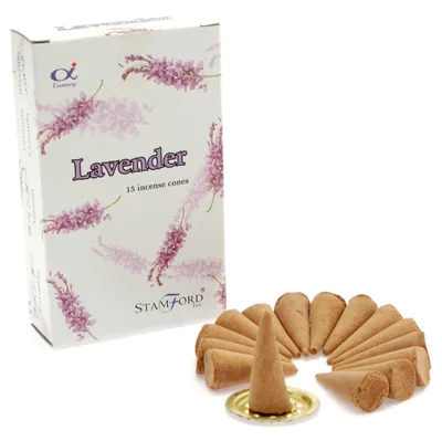 Lavanda Incenso Cones — foto 2