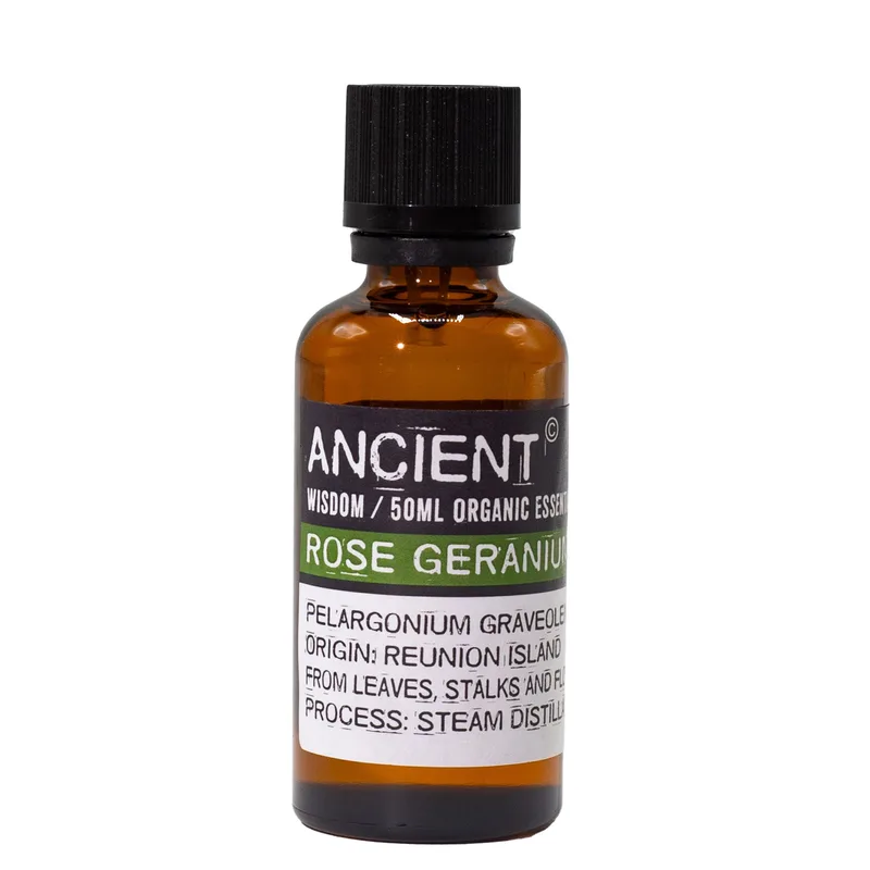 Rosa Geranium Organic Essenziale Olio 50ml