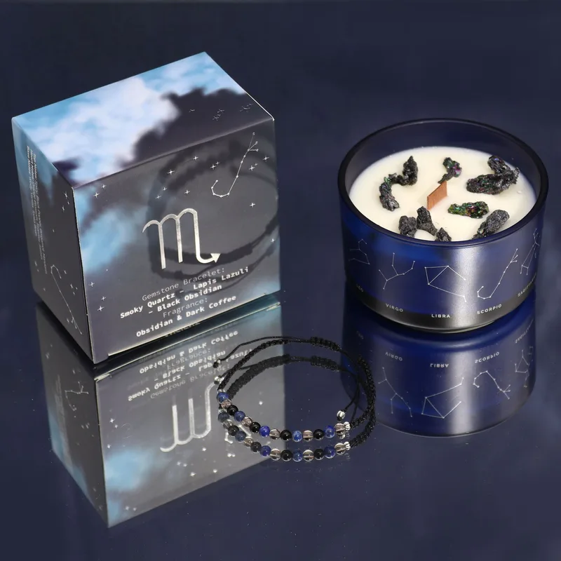 Zodiac Crystal Candela with Gemstone Bracelet Scorpio — foto 5