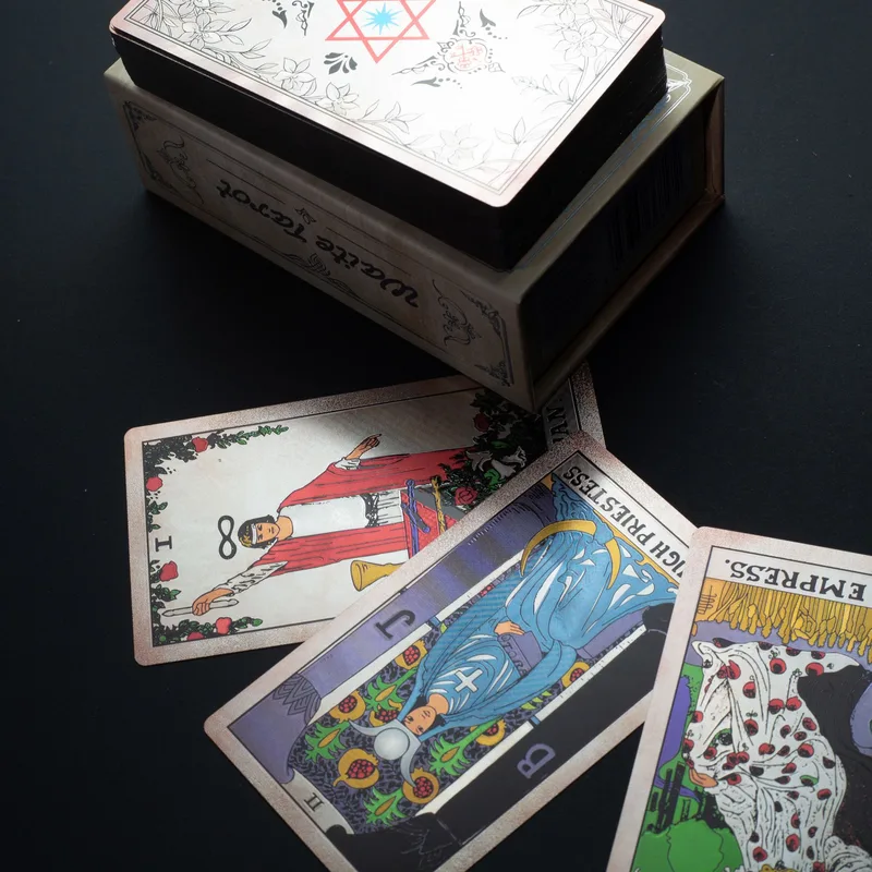 Argento Foil Waite Tarot Card Set with booklet — foto 1