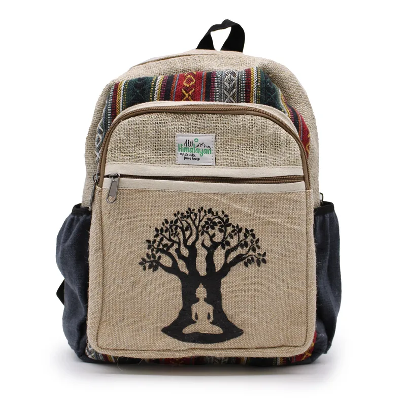 Small Hemp Backpack Bohdi Albero Design — foto 1