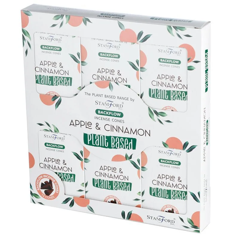Plant Based Backflow Incenso Cones Apple & Cannella — foto 3