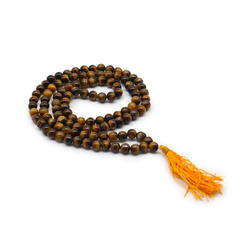 108 Bead Mala Tiger Eye