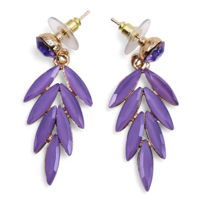 Lavanda - Vintage Glass - Faries - Earrings — foto 3