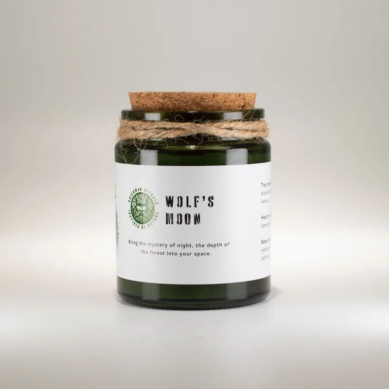 Greenman Woodwick Soy Candela Wolf's Moon — foto 2