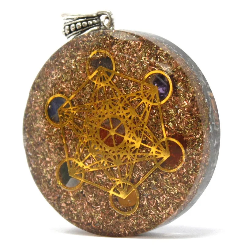 Orgonite Power Pendant Multi Power Chakra Lrg — foto 3